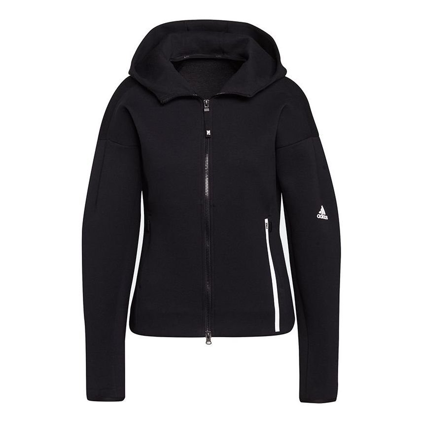 (WMNS) adidas Z.N.E. Sportswear Hoodie 'Black' GT9759