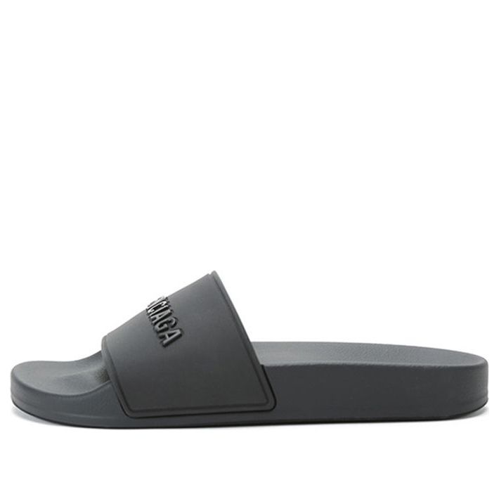 (WMNS) Balenciaga Pool Slides 'Black' 565547W1S841000