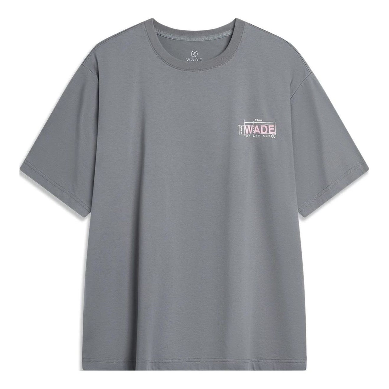 Li-Ning Way Of Wade Graphic T-shirt 'Grey Pink' AHSU363-1