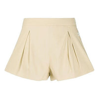 (WMNS) Off-White SS20 Short-waisted Short Pants Buff White OWCB018S20FAB0016100