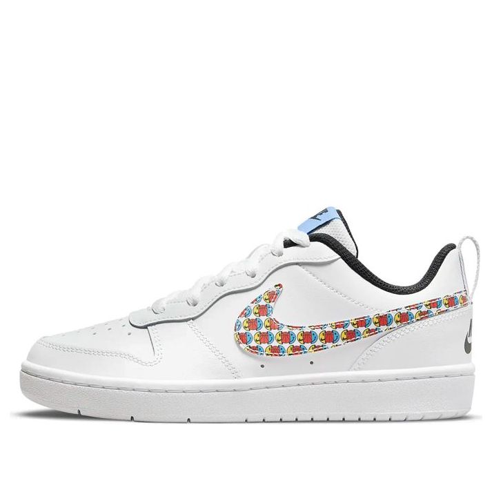(GS) Nike Court Borough Low 2 SE 'Happy Hoops' DM8096-100