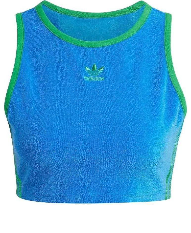(WMNS) adidas Originals Cropped Tank (Asia Sizing) 'Blue Green' JH0620
