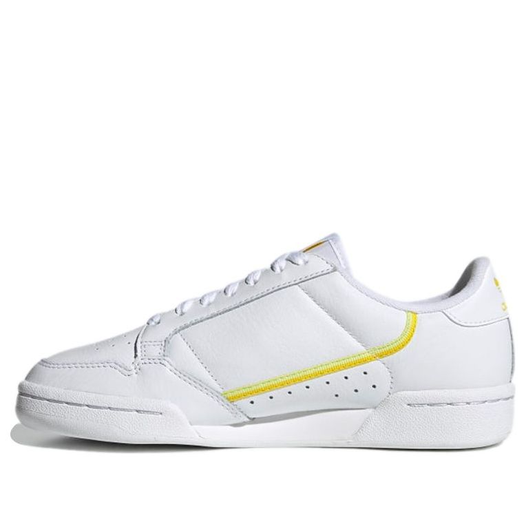 (WMNS) adidas Continental 80 'White Semi Frozen Yellow' EE5561