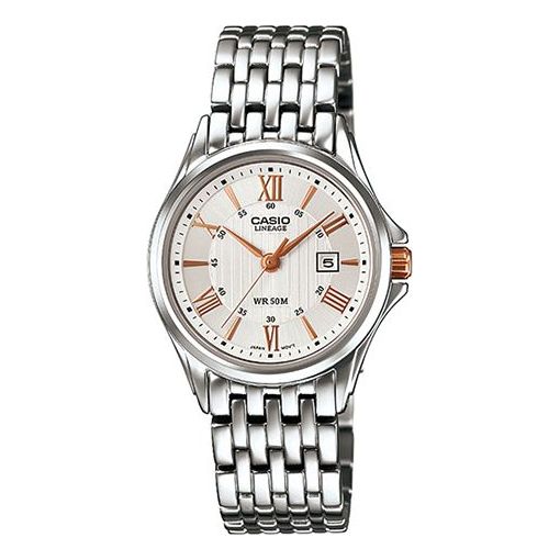 CASIO Lineage Series Elegant Watch Silver Analog LIS-203SD-7AV