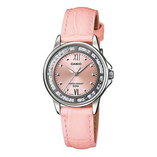 CASIO Leather Belt Waterproof Pink Analog LTP-1391L-4AVDF
