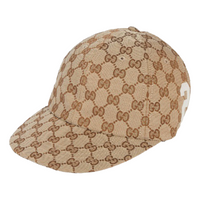 (WMNS) Gucci GG Cotton Canvas Baseball Cap 'Beige Ebony' 751400-4HA0L-9777