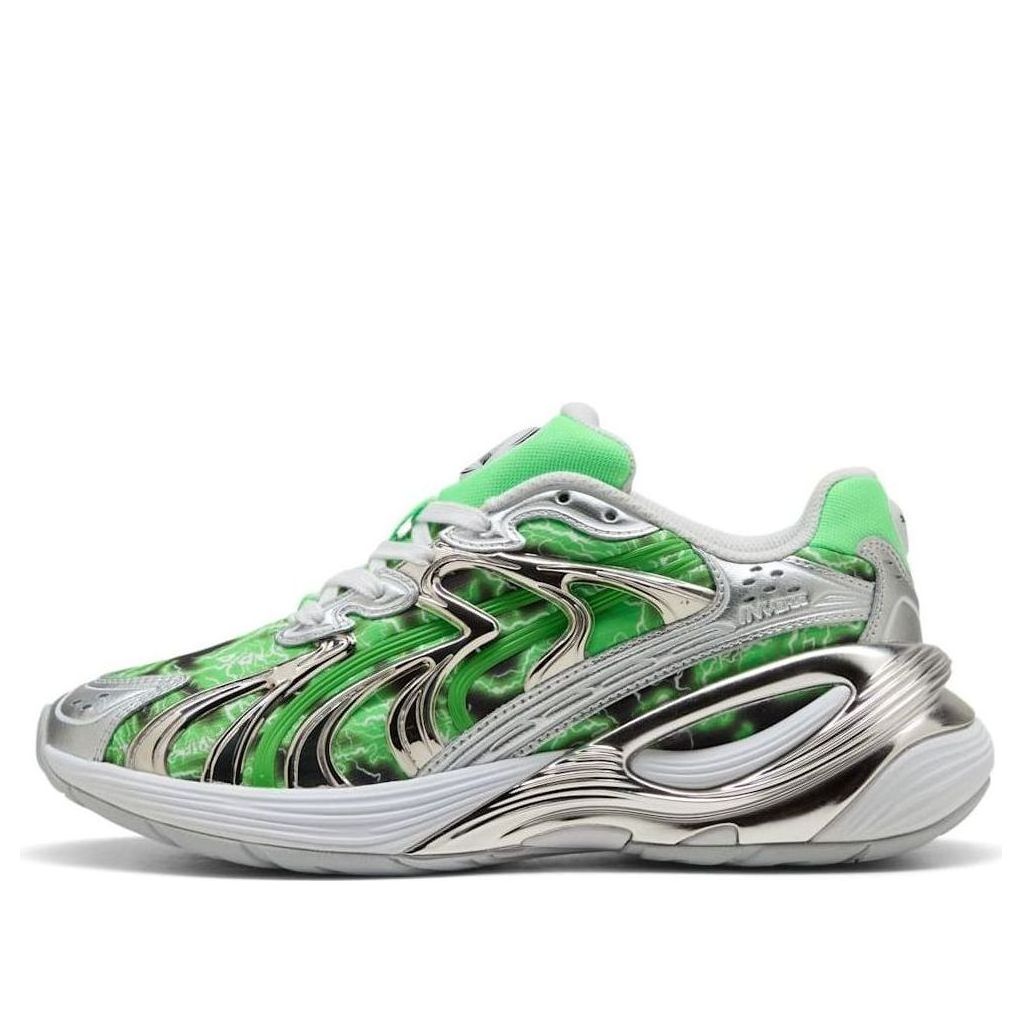 PUMA x RIPNDIP Inverse 'Silver Fluro Green' 403649-01