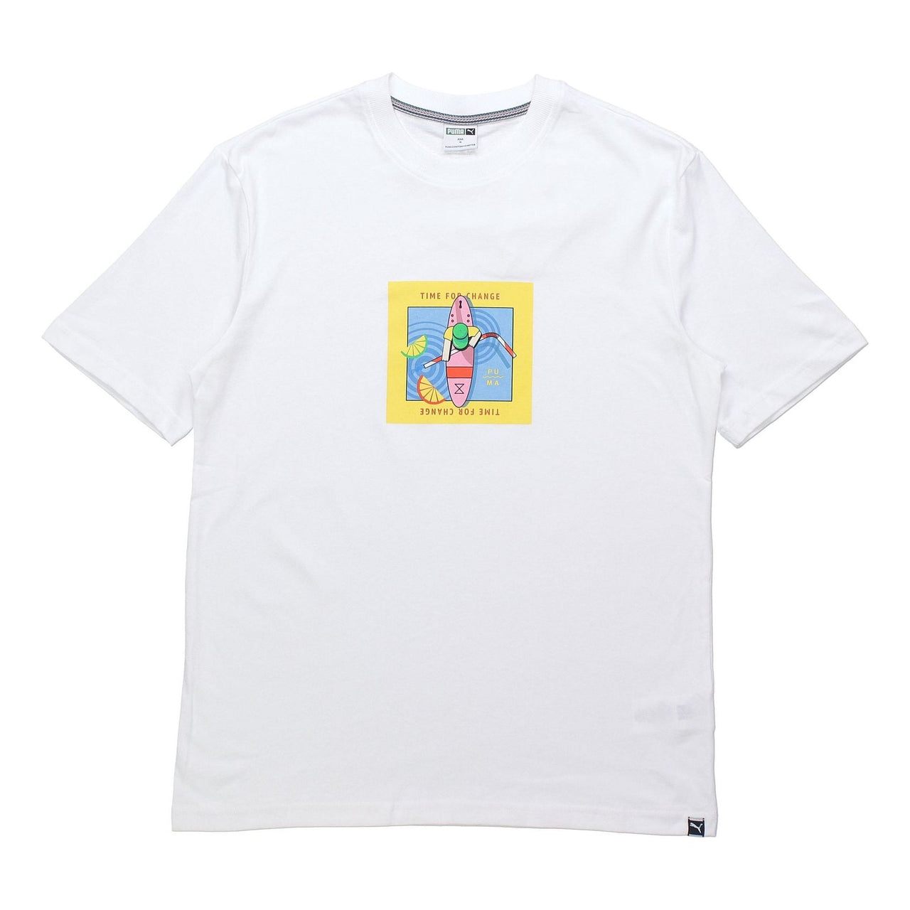 PUMA Downtown Graphic Short Sleeve White 597337-52