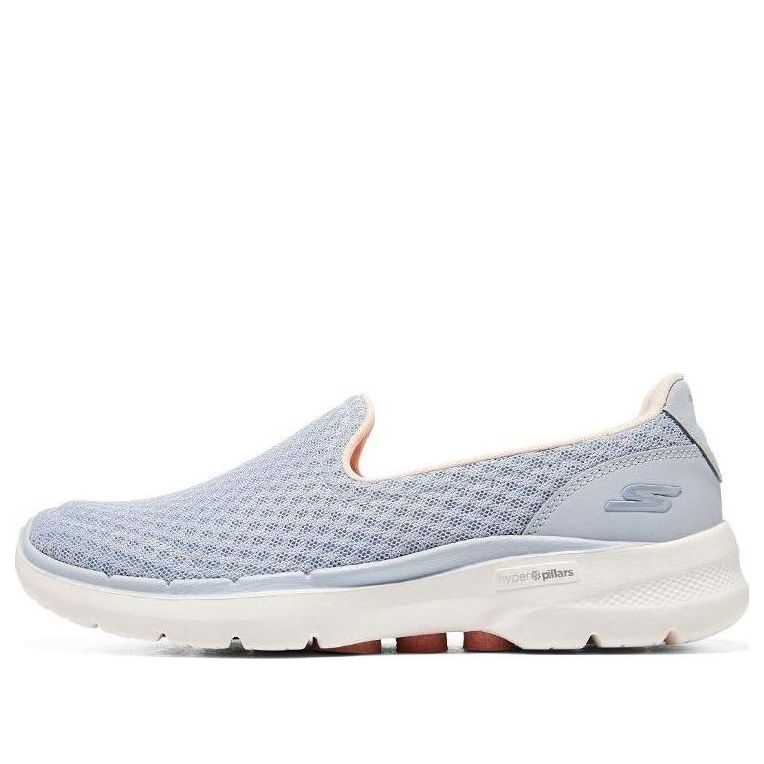 (WMNS) Skechers Go Walk 6 Big Splash 'Blue' 124508-LGPK