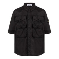 STONE ISLAND Garment Dyed Shirt 'Black' 761511003-V0029