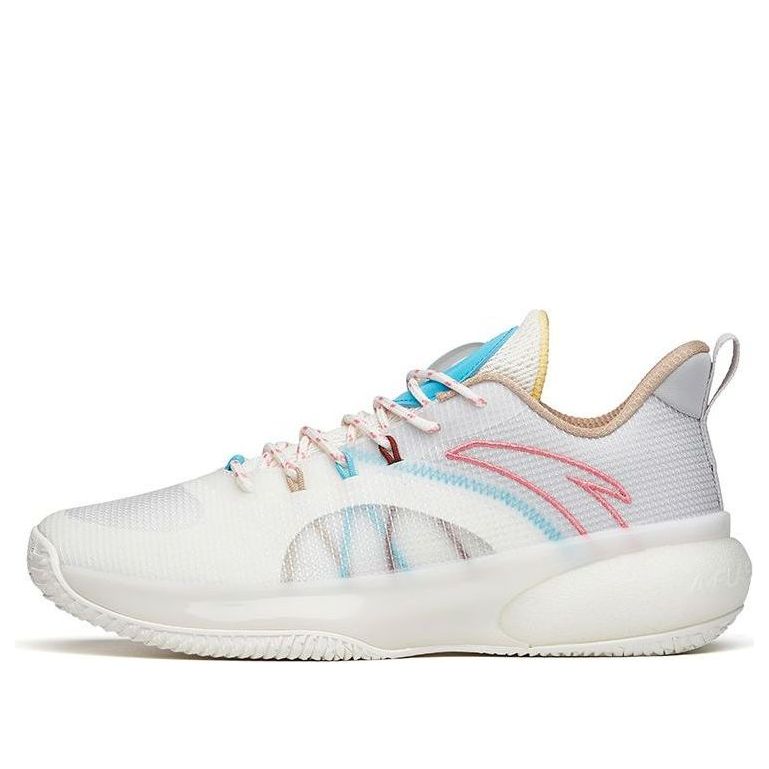 ANTA Cement Bubble Basketball Shoes 'White Multi' 112121606S-10