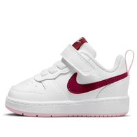 (TD) Nike Court Borough Low 2 Low-Top Sneakers White/Red BQ5453-120