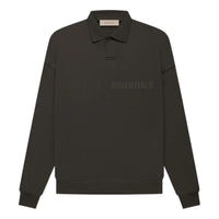 Fear of God Essentials FW22 Ls Polo 'Off Black' FOG-FW22-713