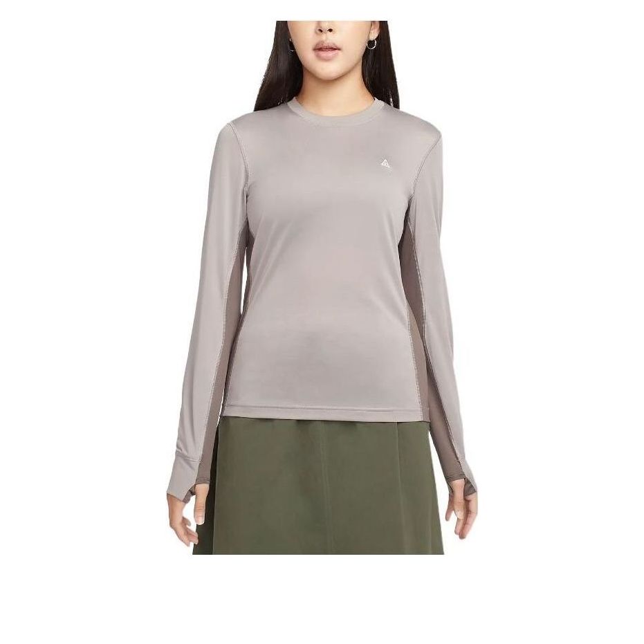 (WMNS) Nike ACG Dri-FIT ADV Goat Rocks Long Sleeve T-shirt Asia Sizing 'Grey' DQ5853-087