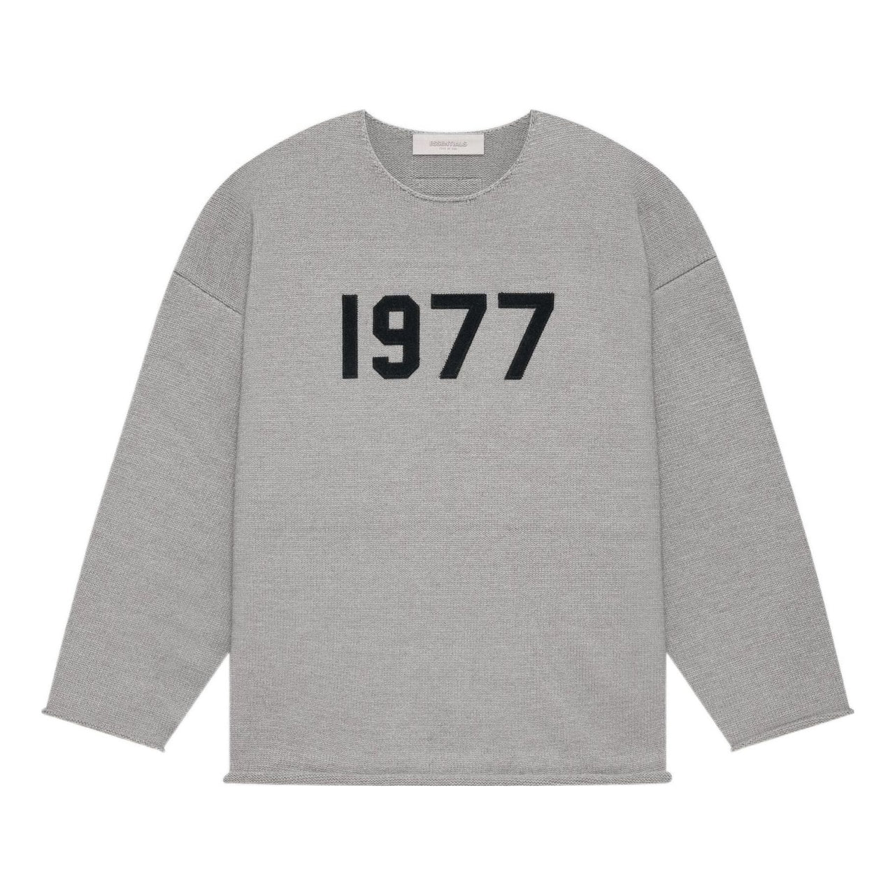 Fear of God Essentials SS22 Raw edge Top 1977 'Dark Oatmeal' FOG-SS22-086