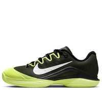 (WMNS) Nike Court Air Zoom Vapor 12 HC 'Black Light Lemon Twist Blue Ribbon Heather' IB6554-001