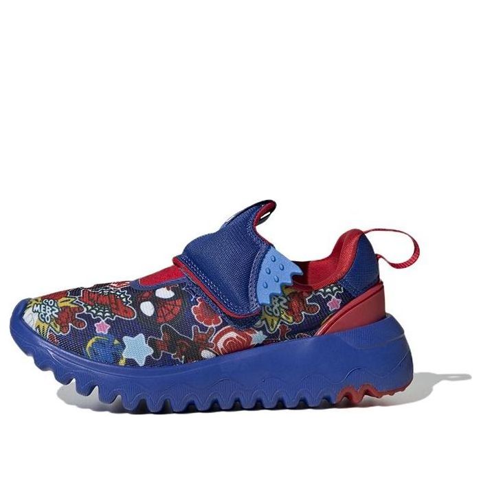 (PS) adidas x Marvel Suru365 Superhero Adventures Slip-On Shoes 'Royal Blue Vivid Red Blue Rush' GY6682