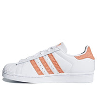 (WMNS) adidas originals Superstar Skate shoes 'White Orange' CG5462