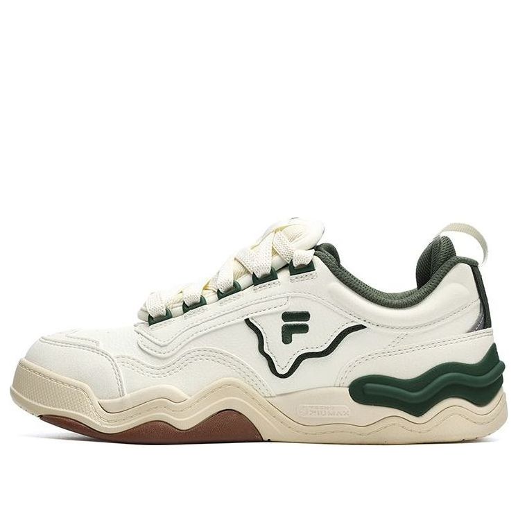 (WMNS) FILA FUSION Kick Sneakers 'White Green' T12W242203FPC