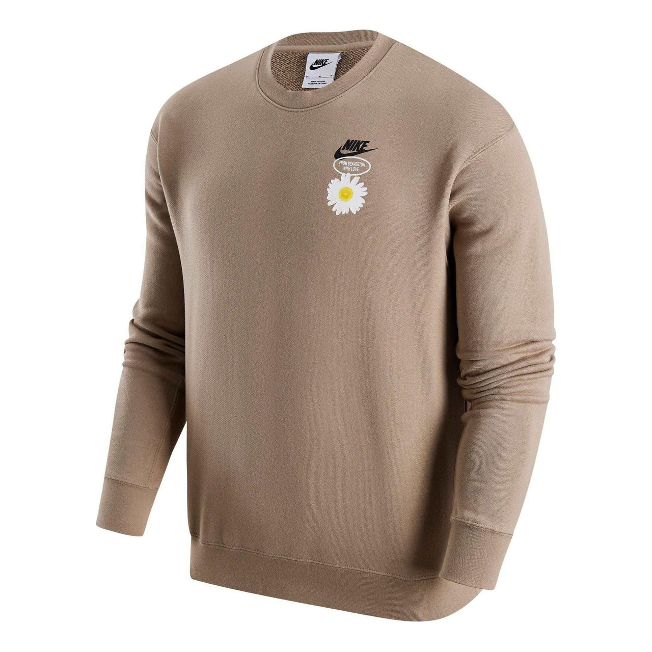 Nike HBR Statement Sweater 'Tan White' HJ0836-247