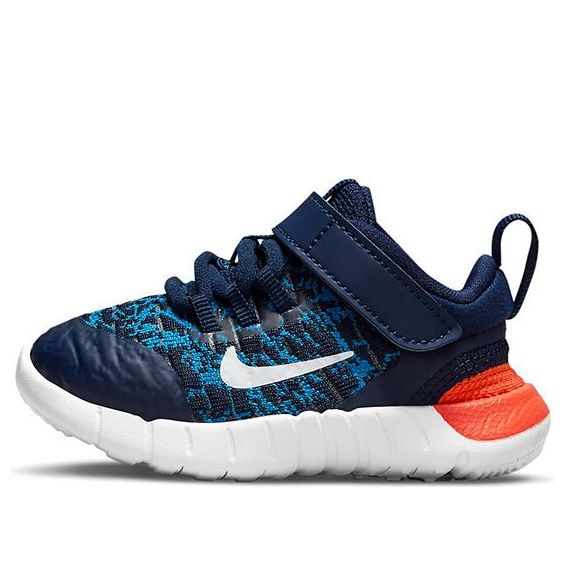 (TD) Nike Free RN 2021 'Midnight Navy Orange' CZ3997-410