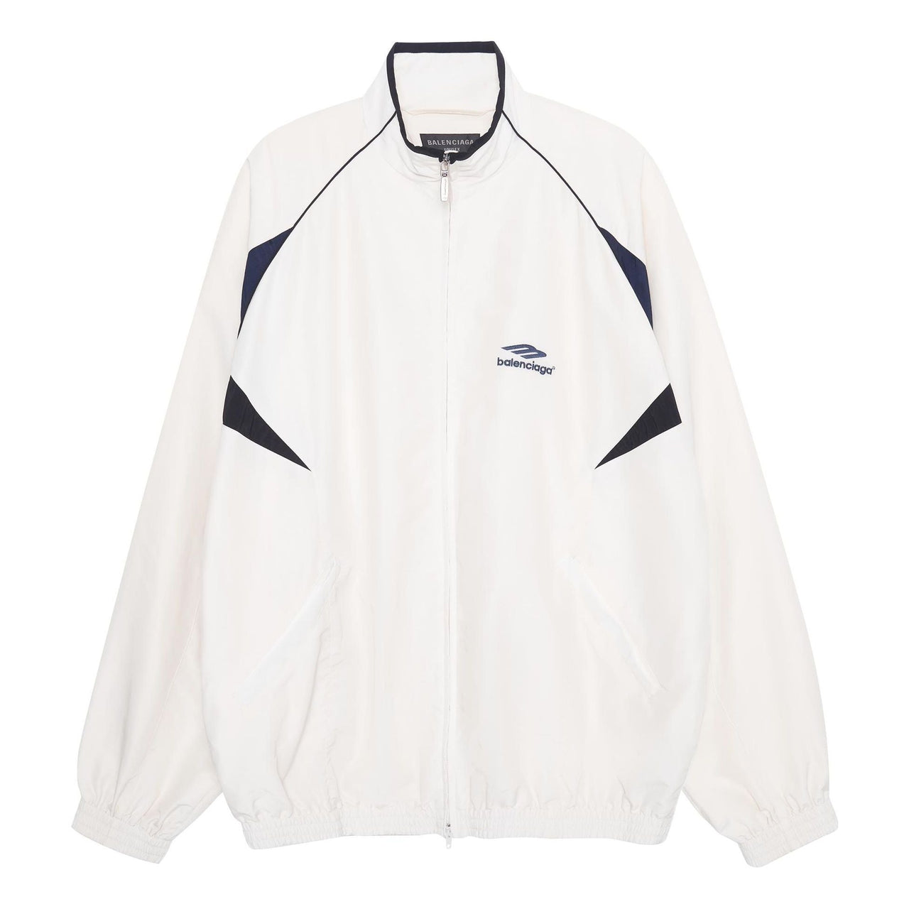 Balenciaga 3B Sports Icon Medium Fit Tracksuit Jacket 'White' 746483TOO489000