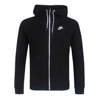 Nike Modern Fleece Cardigan hooded Logo Jacket Black CU4456-010