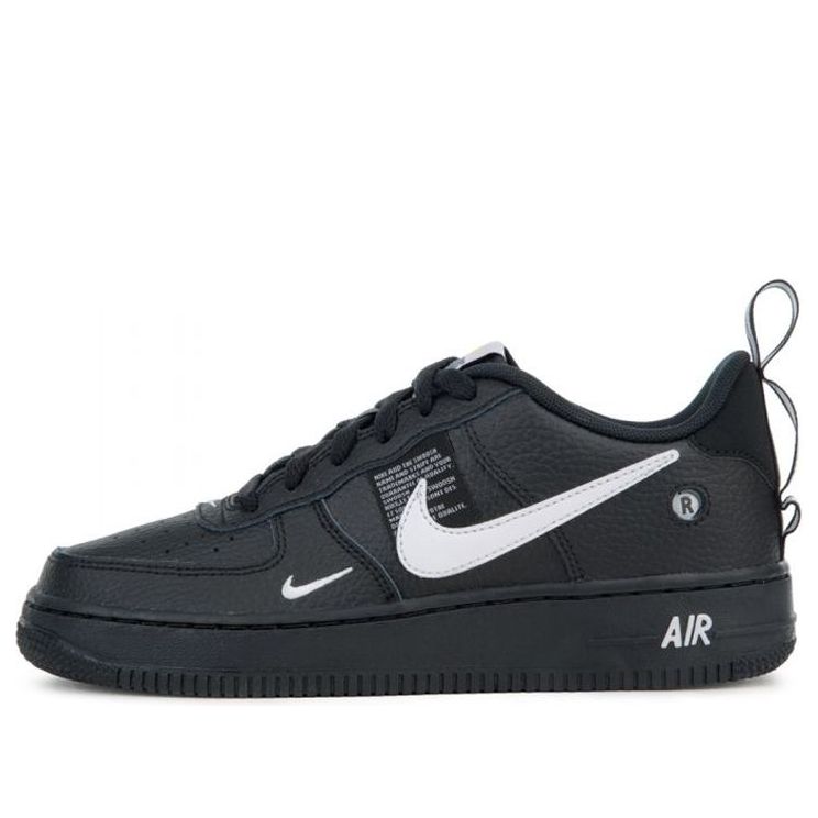 (GS) Nike Air Force 1 Lv8 Utility 'Overbranding Black' AR1708-001