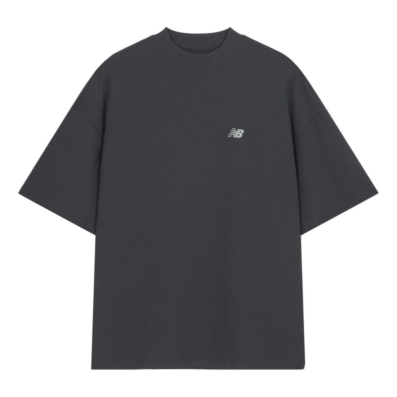New Balance NB Logo Cotton T-shirt 'Grey' AMT41333-ACK