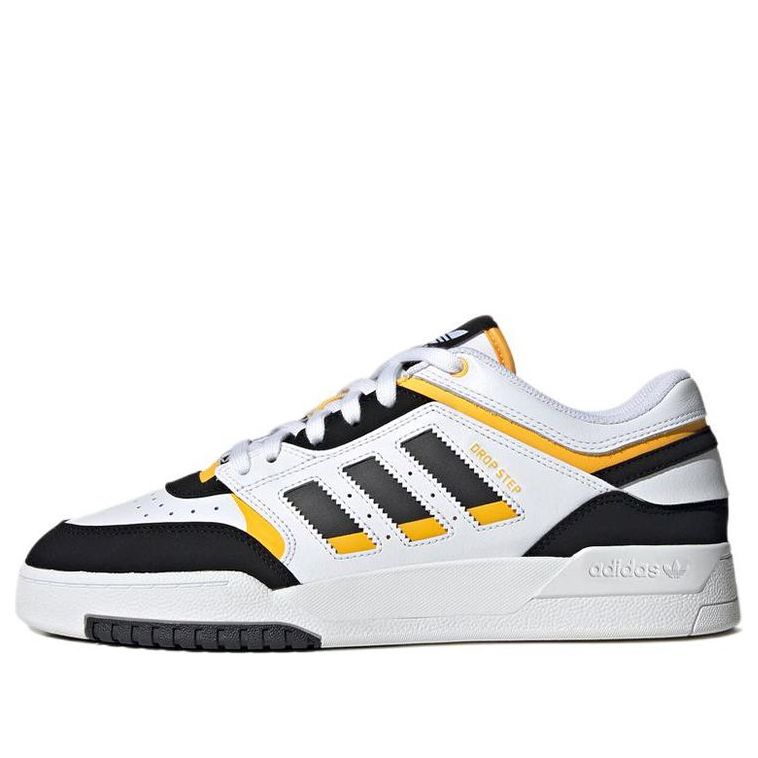 adidas originals Drop Step Low 'White Black Yellow' GW9727