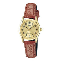 CASIO Ladies ENTICER Quartz Red Red Strap Red Analog LTP-1094Q-9B