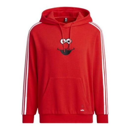 adidas neo x SESAME STREET Crossover Limited U Ss Hdy Elmo Casual Sports Stripe Red HD7300