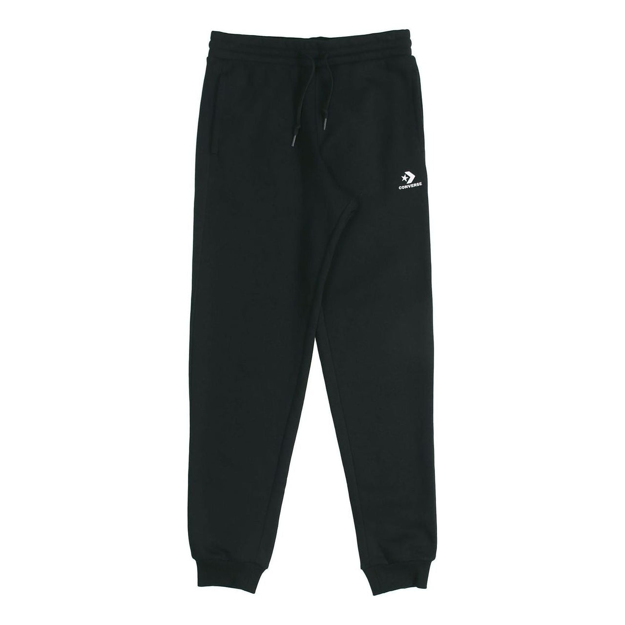 Converse Go To Star Chevron Standard-Fit Fleece Sweatpants 'Black' 10019925-A01