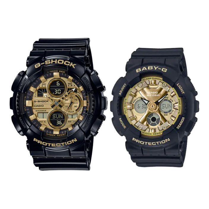CASIO Baby-G 'Black Gold' GA-140GB-1A1JF&BA-130-1A3JF