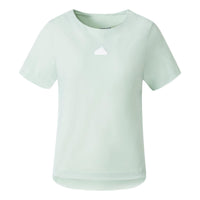 (WMNS) adidas short sleeve top 'cyan-blue' IT4354