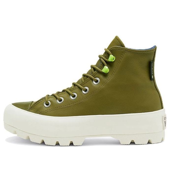 (WMNS) Converse Chuck Taylor All Star Lugged Winter High GTX 'Dark Moss' 568764C