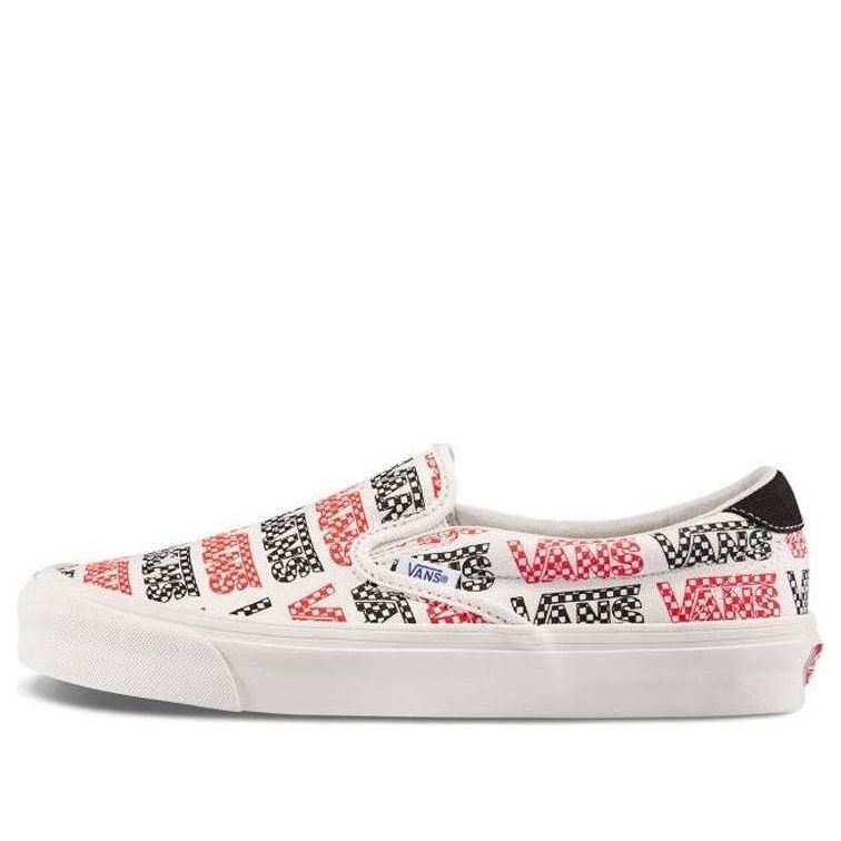 Vans Slip-On 59 LX 'Racing Red Logo Checkerboard' VN0A4BVDVZC