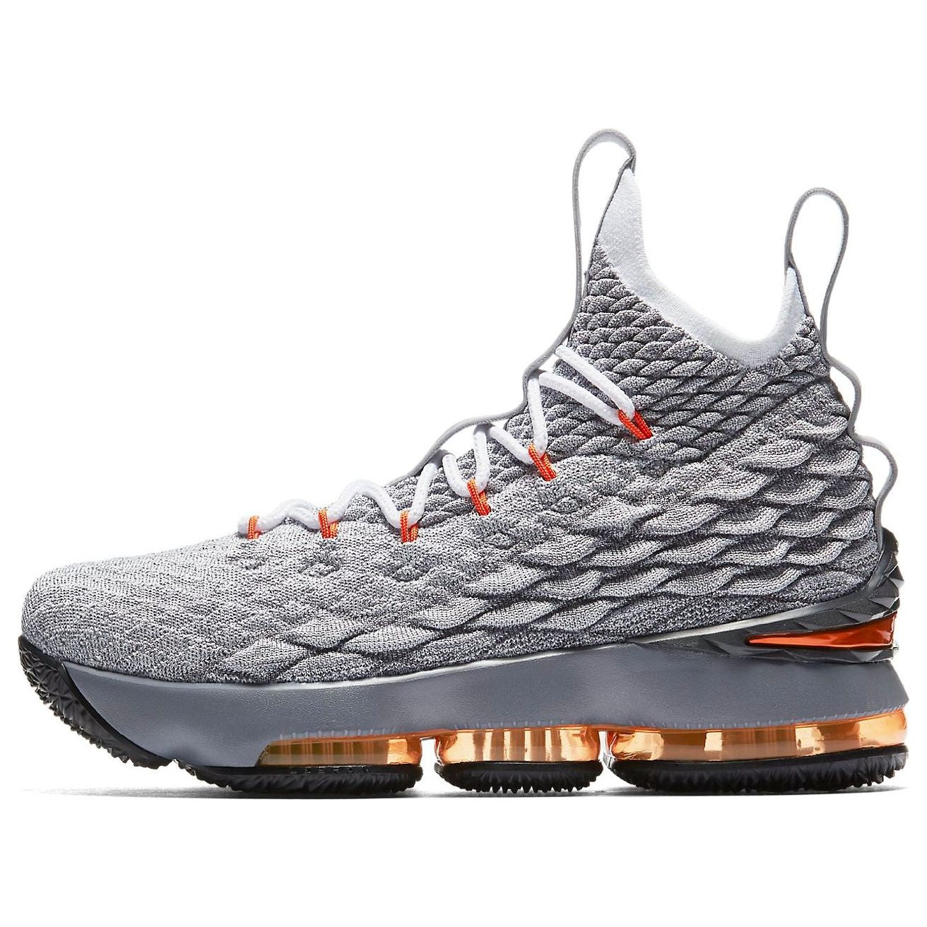 (GS) Nike LeBron 15 'Grey Orange' 922811-080