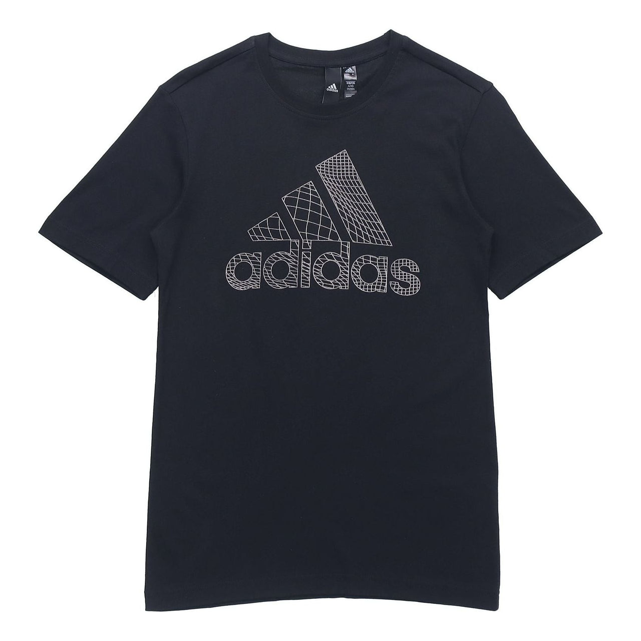 adidas Athleisure Casual Sports Round Neck Short Sleeve Black ED7256