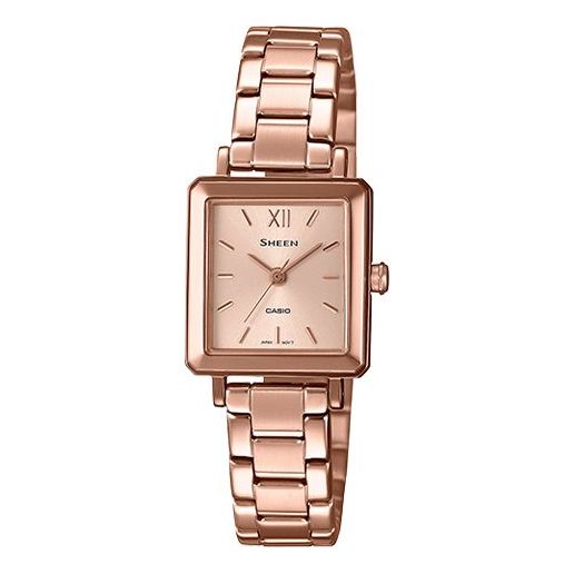 CASIO SHEEN Sapphire Crystal Rose Gold Analog SHE-4538PG-4A