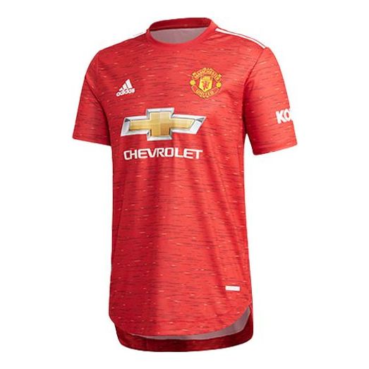 adidas AU Player Edition 20-21 Season Manchester United Home Sports Jersey Red GC7957
