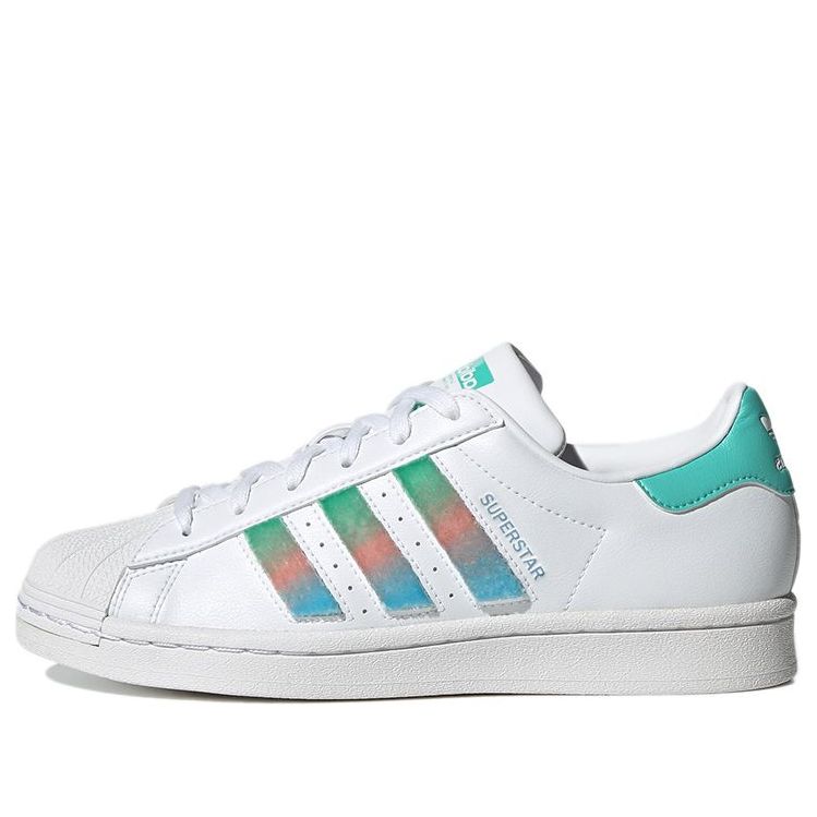 (WMNS) adidas originals Superstar For White/Green/Blue GZ2798