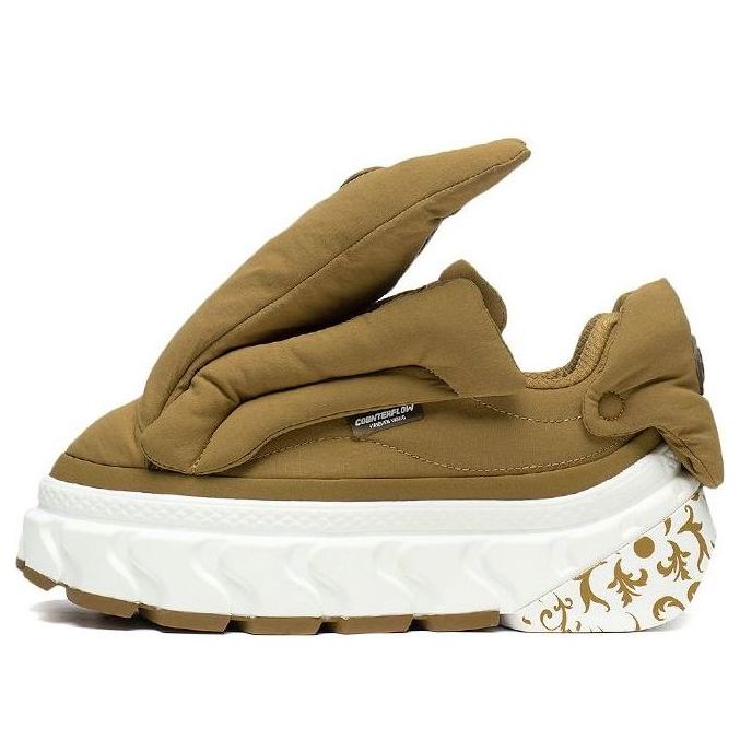 (WMNS) Li-Ning CouterFlow x Haizhen Wang Classic Leisure Shoes 'Olive Green' AGCS226-1