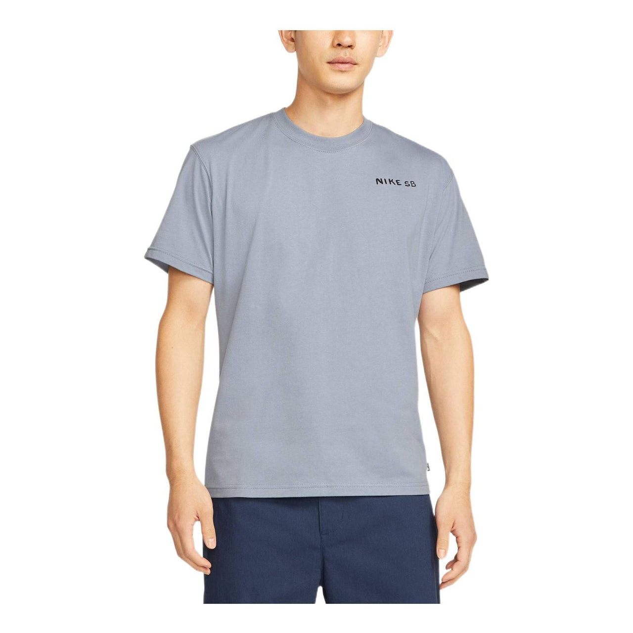 Nike Back Cartoon Printing Round Neck Casual Short Sleeve Blue DR1240-493