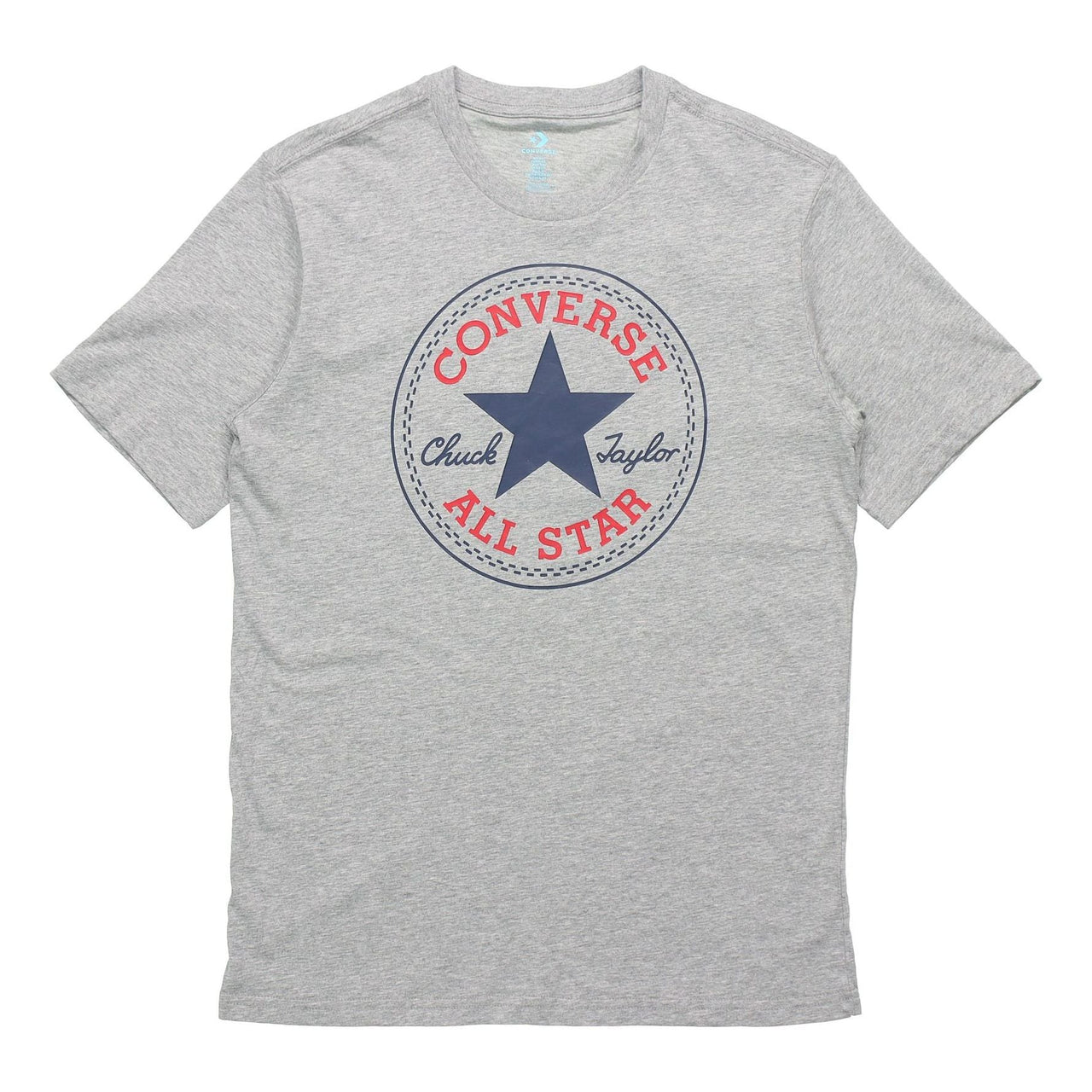 Men's Converse All Star Classic Round Neck Short Sleeve Gray 10007887-A03
