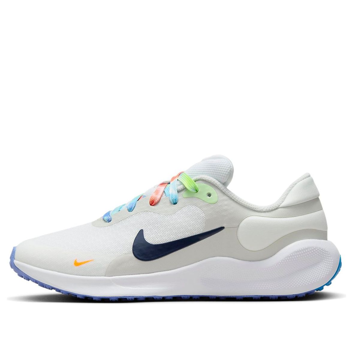 (GS) Nike Revolution 7 Next Nature SE 'White Dust Green Navy' FN4991-100