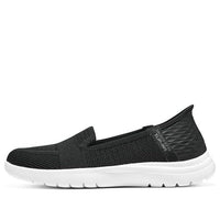 (WMNS) Skechers On-The-Go Flex-Serene Slip-Ins 'Black White' 136541-BKW