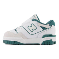 (TD) New Balance 550 Bungee Lace Top Strap 'White Vintage Teal' IHB550TA