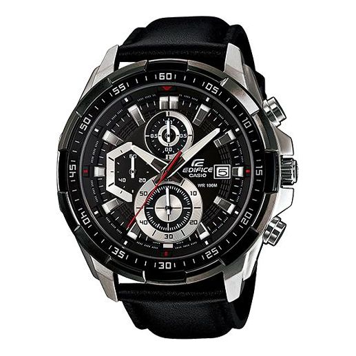 CASIO EDIFICE Waterproof Mens Black Analog EFR-539L-1AV