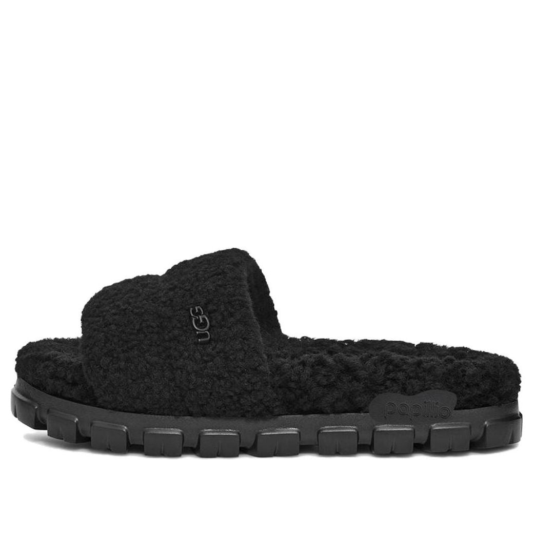 (WMNS) UGG Cozetta Curly Slide 'Black' 1130838-BLK
